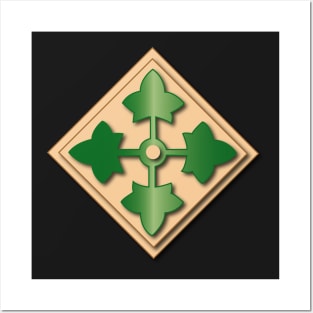 4th Infantry Division No Txt Posters and Art